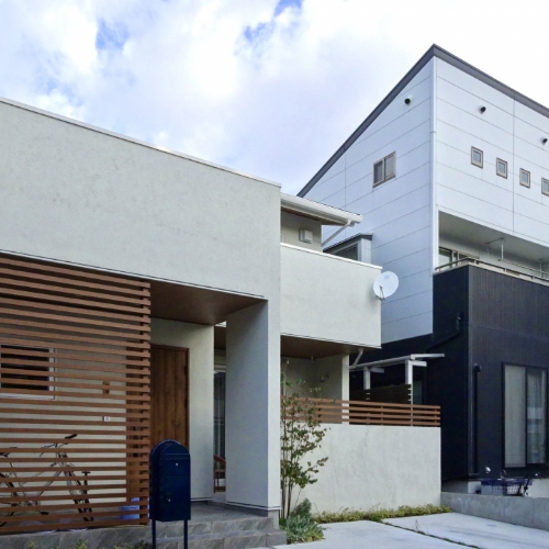 光を組み込む家の画像